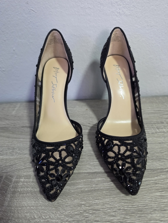Betsey Johnson Shoes - Betsey Johnson Chic Black Heels, Size 8
